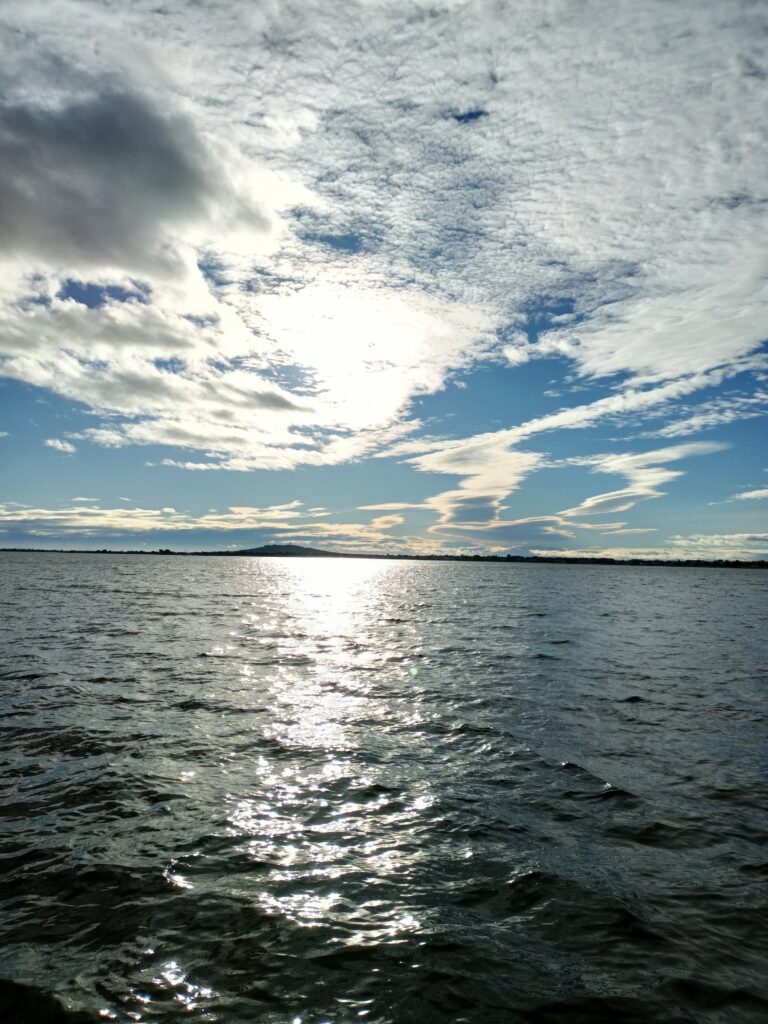 coucher de soleil étang de thau